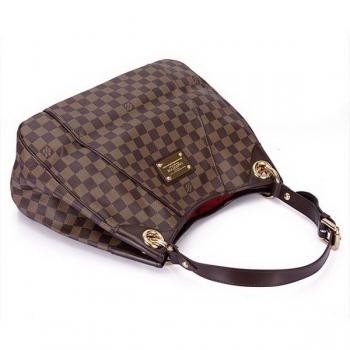 Louis Vuitton Damier Canvas N56382 Brown Cross Body Bag Ladies