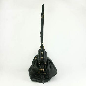 Louis Vuitton Mahina Leather M95553 Black Leather Large Replica