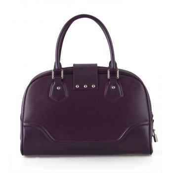 Louis Vuitton EPI Leather M59312 Purple Cow Leather Ladies