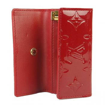 Louis Vuitton Monogram Vernis M91976 Red Enamel key Case