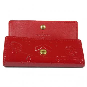 Louis Vuitton Monogram Vernis M91976 Red Enamel key Case