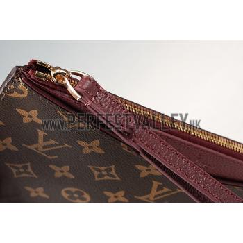 Louis Vuitton Pochette Pallas Monogram Dark Red 607545