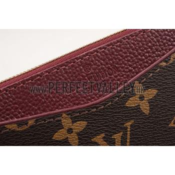 Louis Vuitton Pochette Pallas Monogram Dark Red 607545