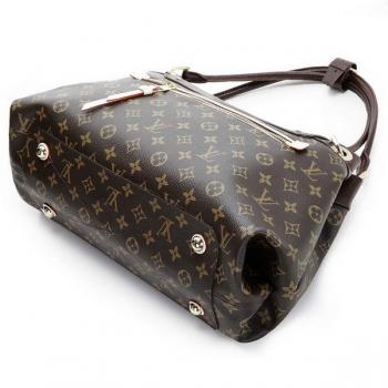 Replica Louis Vuitton Monogram Canvas M40579 Cow Leather Large Cross Body Bag