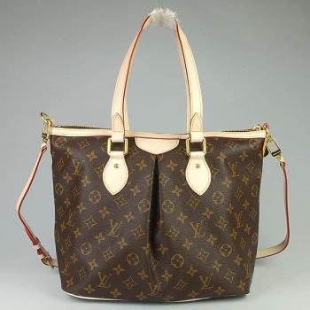 Louis Vuitton Monogram Canvas M40145 Cow Leather Large 2way