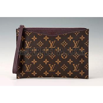 Louis Vuitton Monogram Canvas Pochette Pallas Purple 607524 Replica