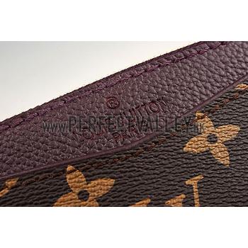 Louis Vuitton Monogram Canvas Pochette Pallas Purple 607524 Replica