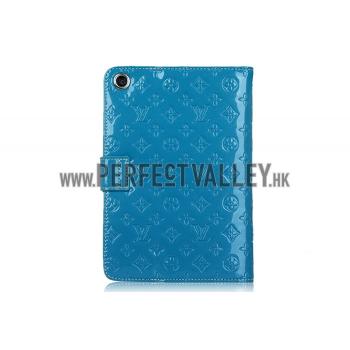 Replica Louis Vuitton Vernis Mini iPad Wallet Case Blue