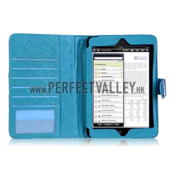 Replica Louis Vuitton Vernis Mini iPad Wallet Case Blue