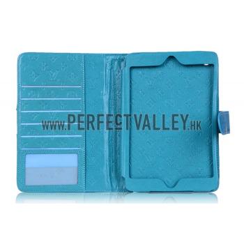 Replica Louis Vuitton Vernis Mini iPad Wallet Case Blue