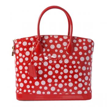 Louis Vuitton Yayoi Kusama M91423 Red Large HandBags