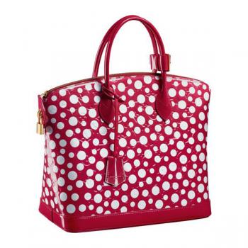 Louis Vuitton Yayoi Kusama M91423 Red Large HandBags