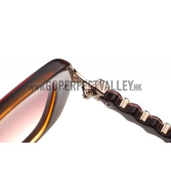 Louis Vuitton Petal Motif Brown Frame Sunglasses 308112