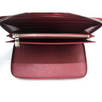 Cheap Louis Vuitton EPI Leather M6385M Red Cow Leather Ladies Wallet