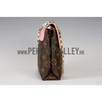 Replica Louis Vuitton Pallas Chain Bag Pink 608249