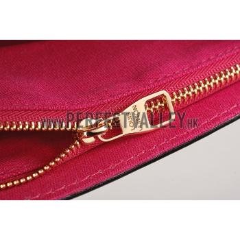 Louis Vuitton Chain Louise Patent Leather Fuchsia