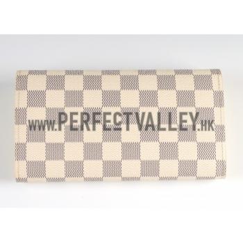 Cheap Louis Vuitton Porte-Tresor International - Damier Azur