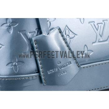 Louis Vuitton Vernis Alma PM Grey-Blue