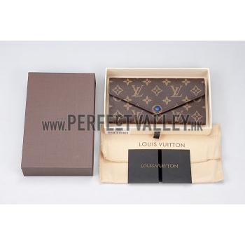 Louis Vuitton Josephine Blue Wallet