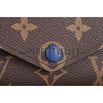 Louis Vuitton Josephine Blue Wallet