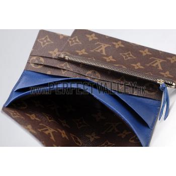 Louis Vuitton Josephine Blue Wallet