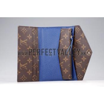 Louis Vuitton Josephine Blue Wallet