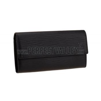 Louis Vuitton Sarah Black Epi Leather Wallet