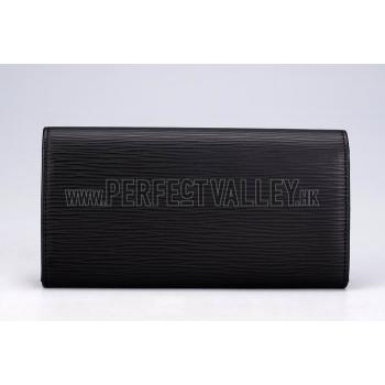 Louis Vuitton Sarah Black Epi Leather Wallet