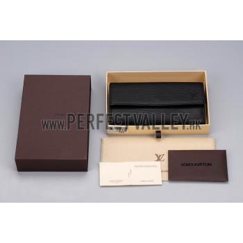 Louis Vuitton Sarah Black Epi Leather Wallet