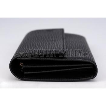 Louis Vuitton Sarah Black Epi Leather Wallet