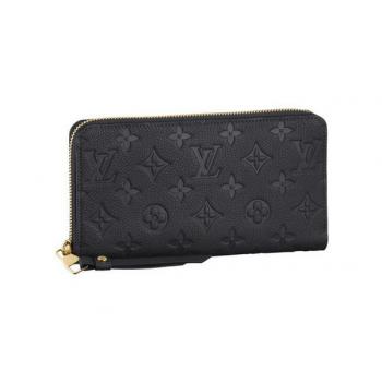 Louis Vuitton Monogram Empreinte M93435 Cow Leather Wallet Unisex Replica