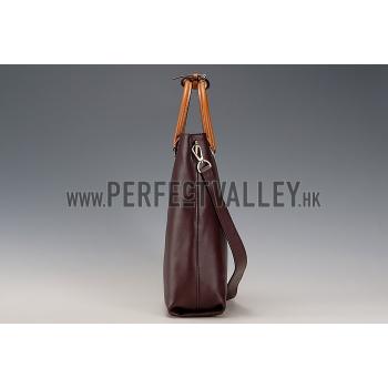 Louis Vuitton Flore Brown With Tan Handles