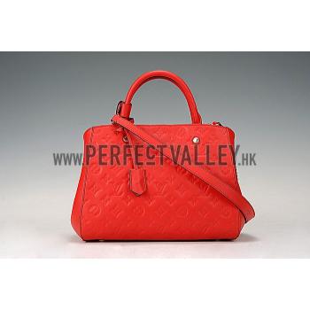 Cheap Louis Vuitton Montaigne Empreinte MM Red 607511