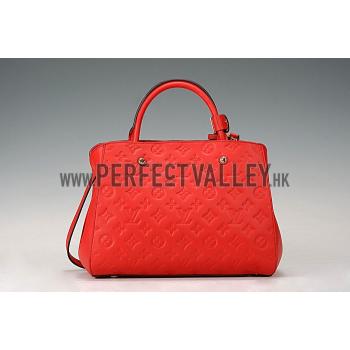 Cheap Louis Vuitton Montaigne Empreinte MM Red 607511