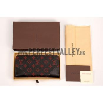 Louis Vuitton Monogram Infrarouge Zippy Wallet Green