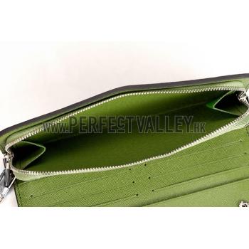 Louis Vuitton Monogram Infrarouge Zippy Wallet Green