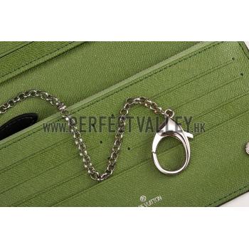 Louis Vuitton Monogram Infrarouge Zippy Wallet Green