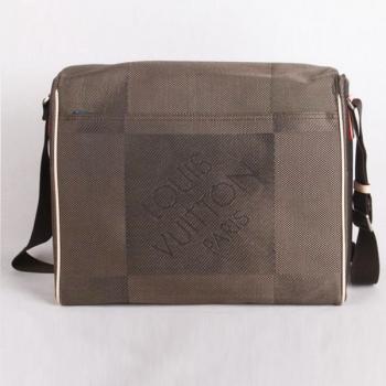 Replica Louis Vuitton Damier Geant M93226 Khaki Large Messenger Bag