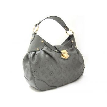 Cheap Louis Vuitton Mahina Leather M93124 Grey Large 2way