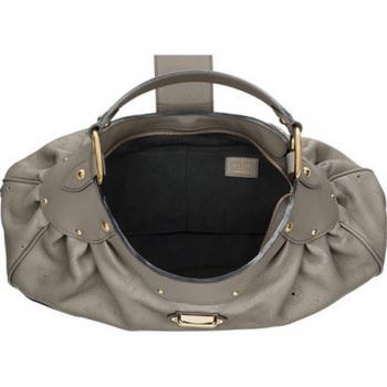 Cheap Louis Vuitton Mahina Leather M93124 Grey Large 2way