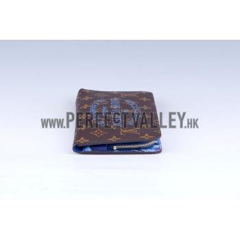 Louis Vuitton Insolite Ikat Monogram Canvas Wallet Grand Blue