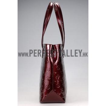 Louis Vuitton Monogram Vernis Wilshire MM Purple Replica