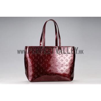 Louis Vuitton Monogram Vernis Wilshire MM Purple Replica