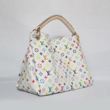 Cheap Louis Vuitton Monogram Multicolore M40429 White Cow Leather Cross Body Bag