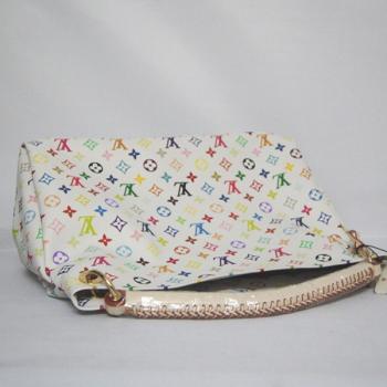 Cheap Louis Vuitton Monogram Multicolore M40429 White Cow Leather Cross Body Bag