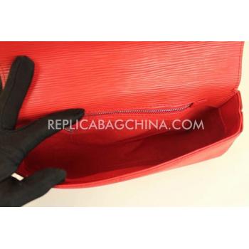 Louis Vuitton Clutch Wallet Red Leather