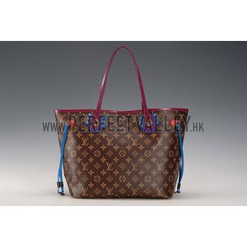 Louis Vuitton Monogram Totem Neverfull Plum