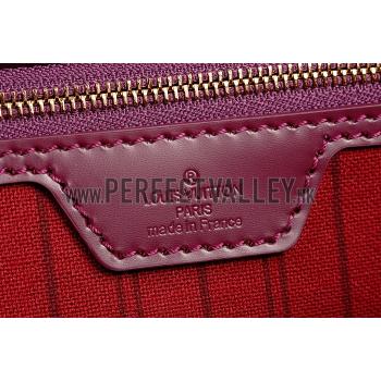 Louis Vuitton Monogram Totem Neverfull Plum