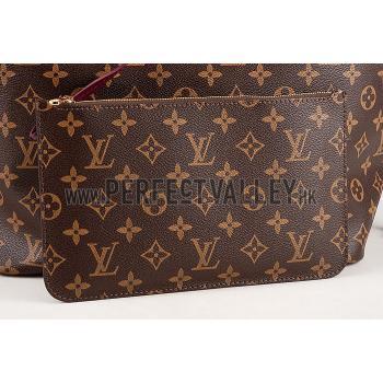 Louis Vuitton Monogram Totem Neverfull Plum