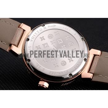 Louis Vuitton Tambour Bijou Red Gold Watch